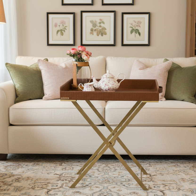 Light Brown Butler Table