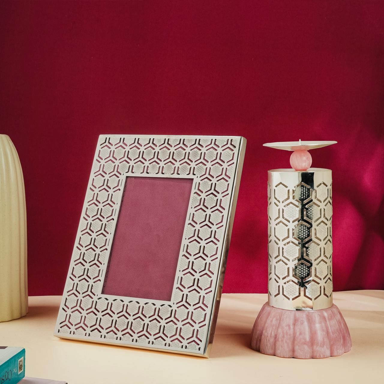 Frame And Candle Holder Combo