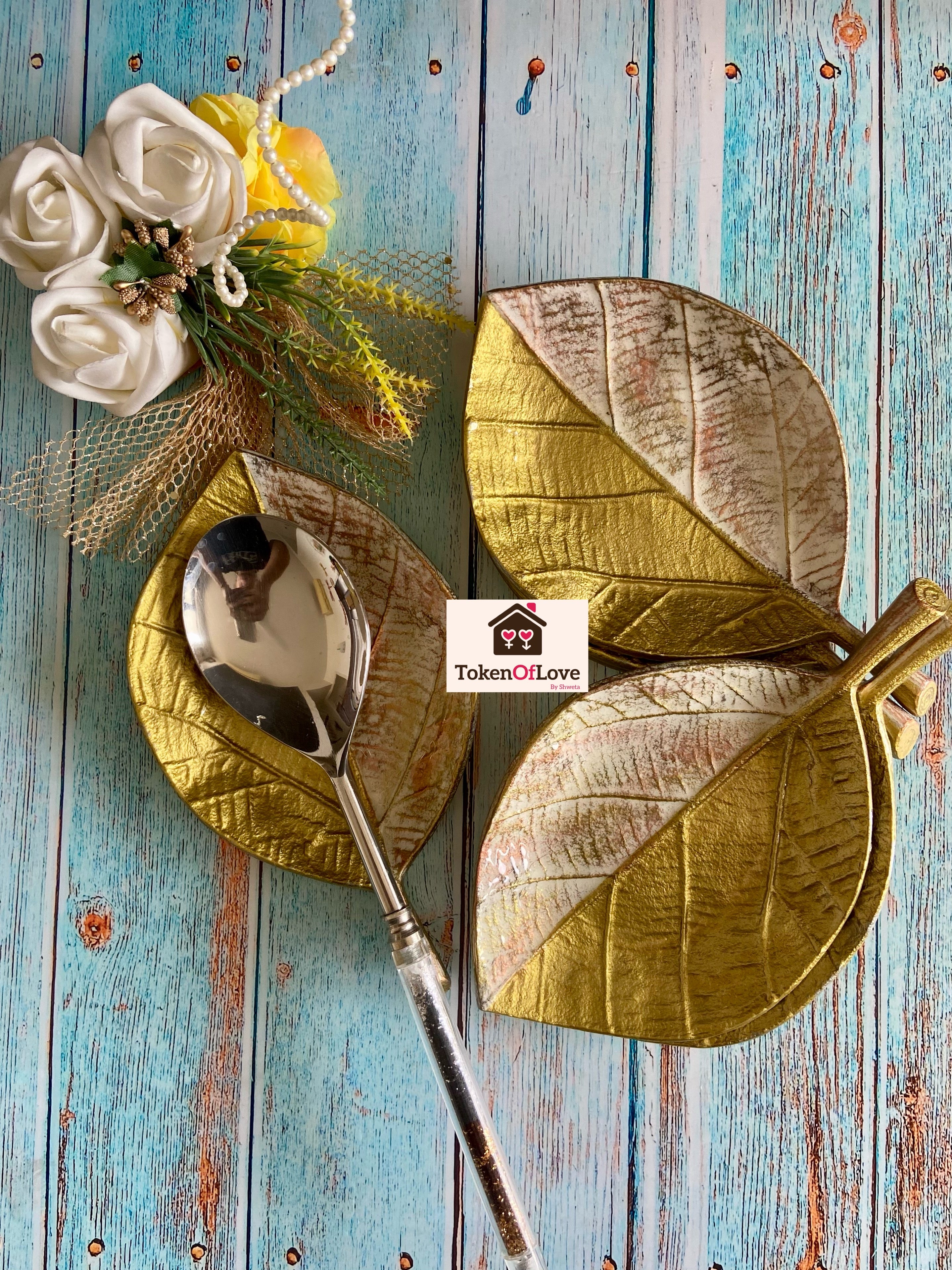 Golden Glow Spoon Rest Set Of 6