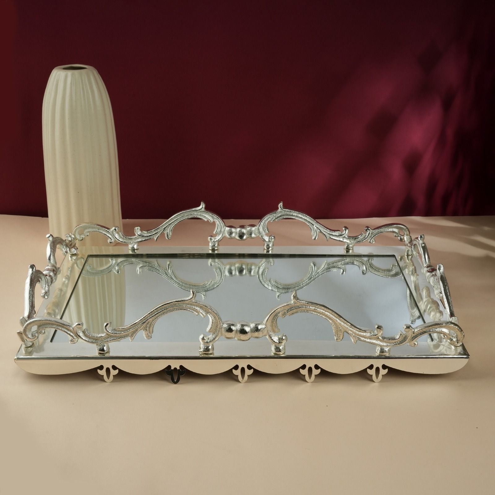 Silver Plated European Design Tray