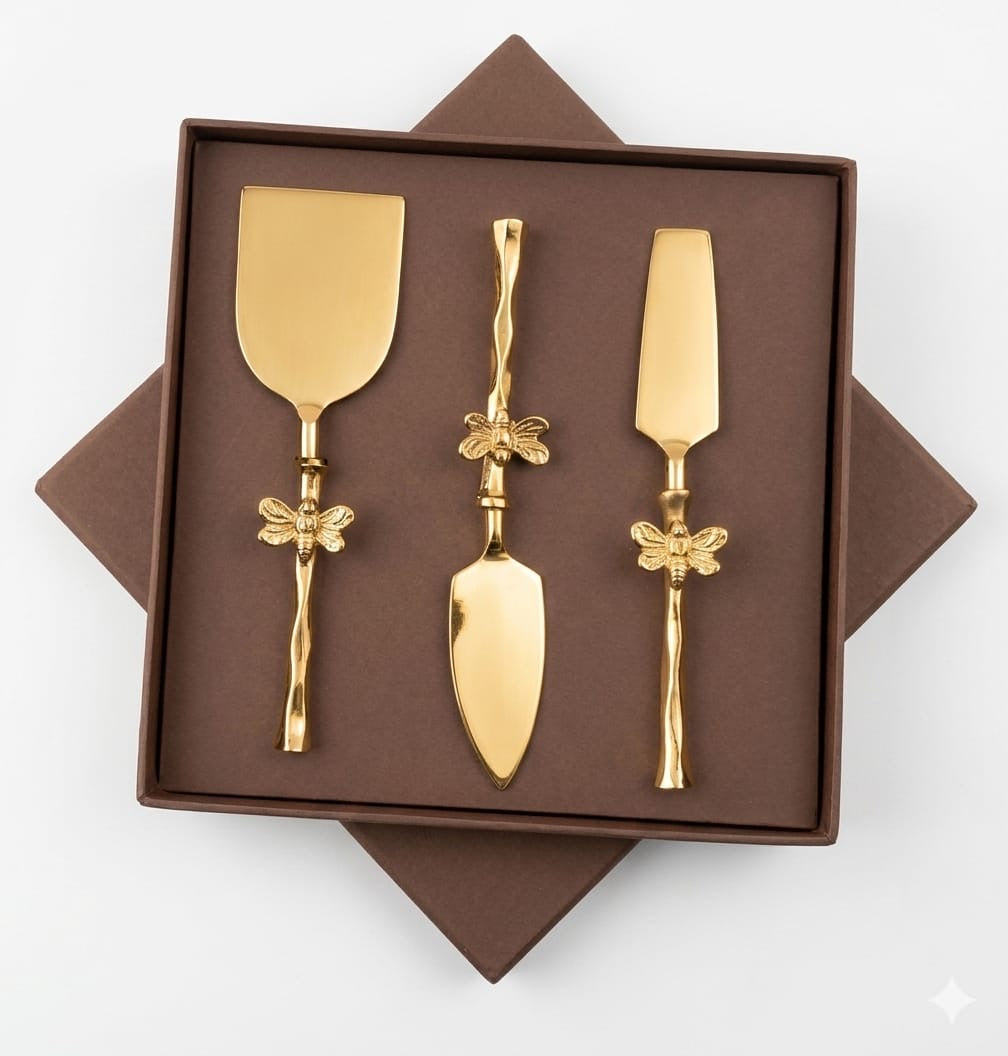 Imperial Gold Dragon Cheese Set