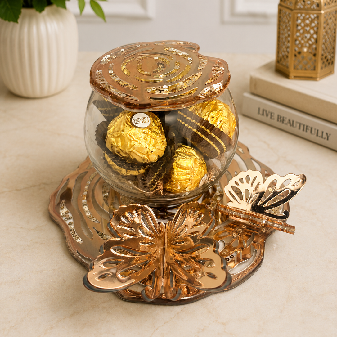 Butterfly Bloom Platter