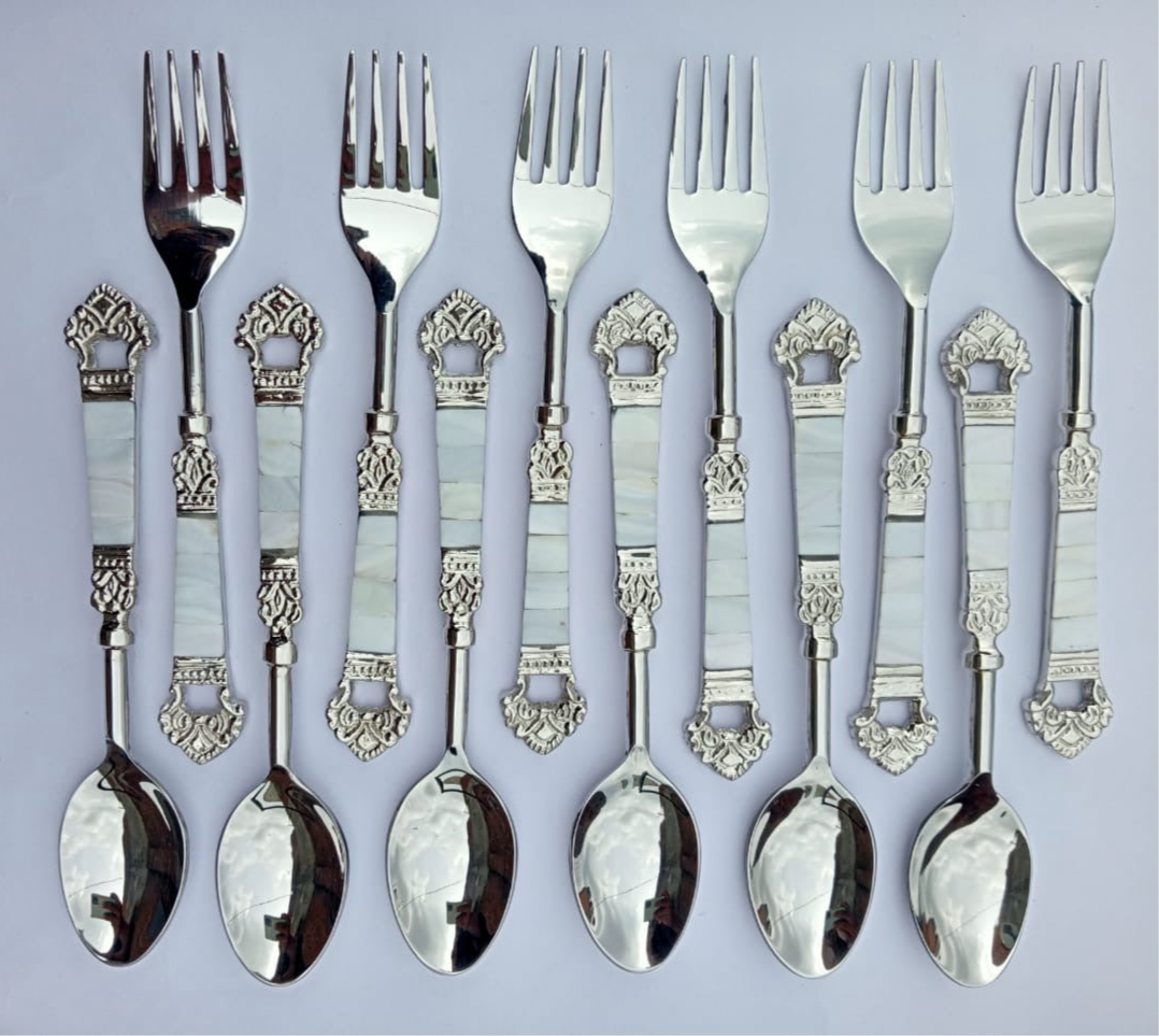 Crown Design Cutlery Set