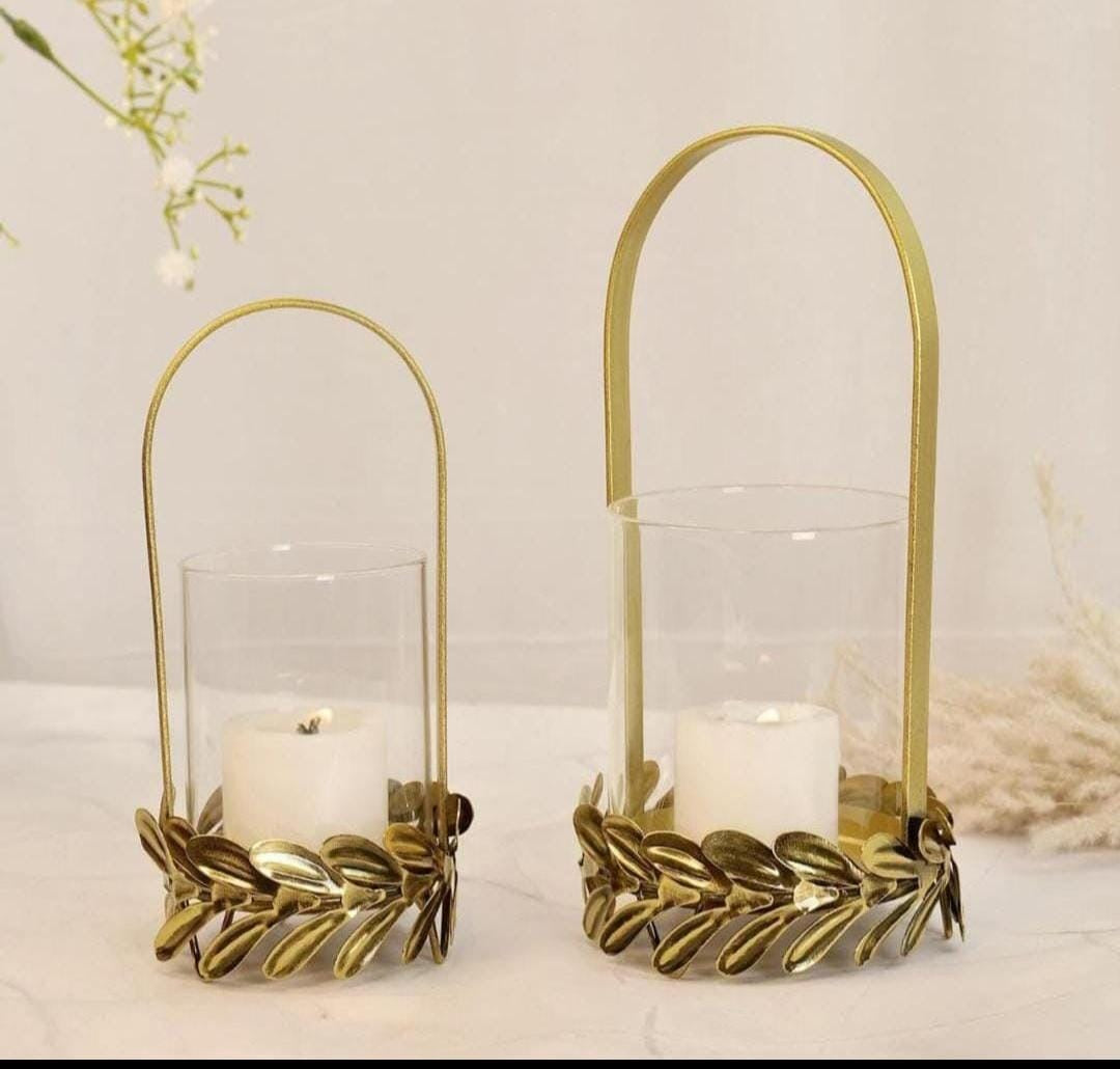 Borosilicate Candle Stand Set of 2
