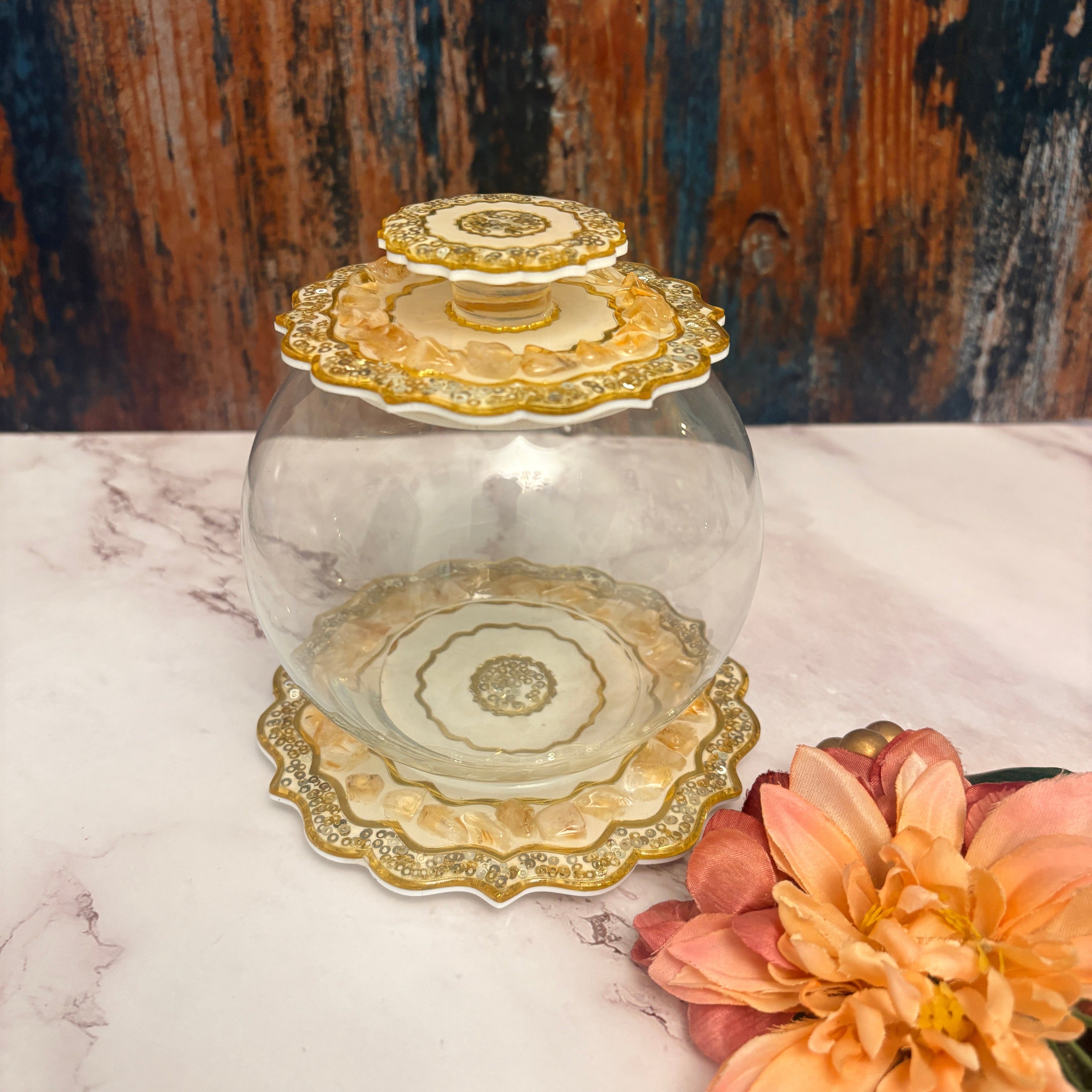 The Luxe Treat Jar Ivory