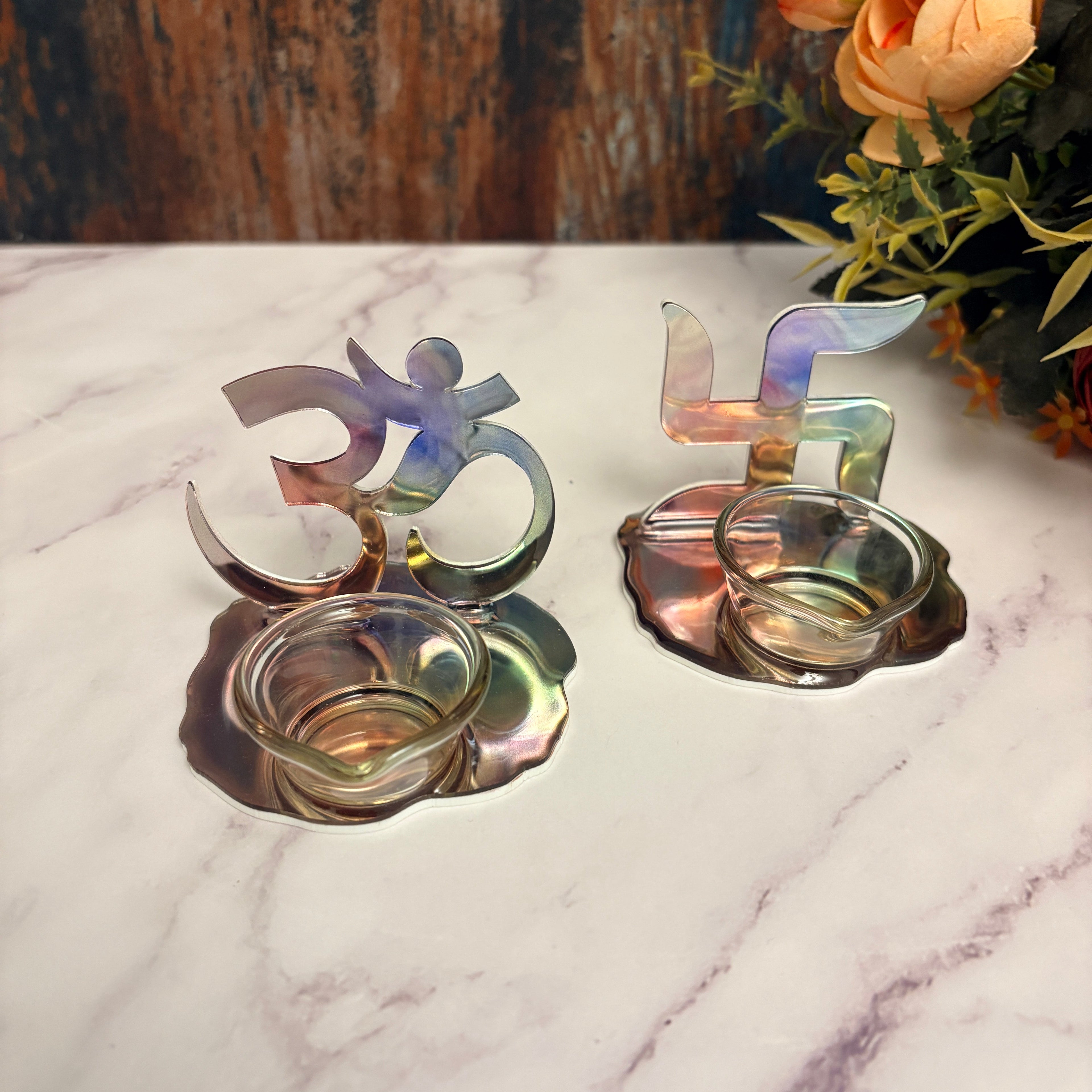 Shubh Sankalp Diya Set- Rainbow