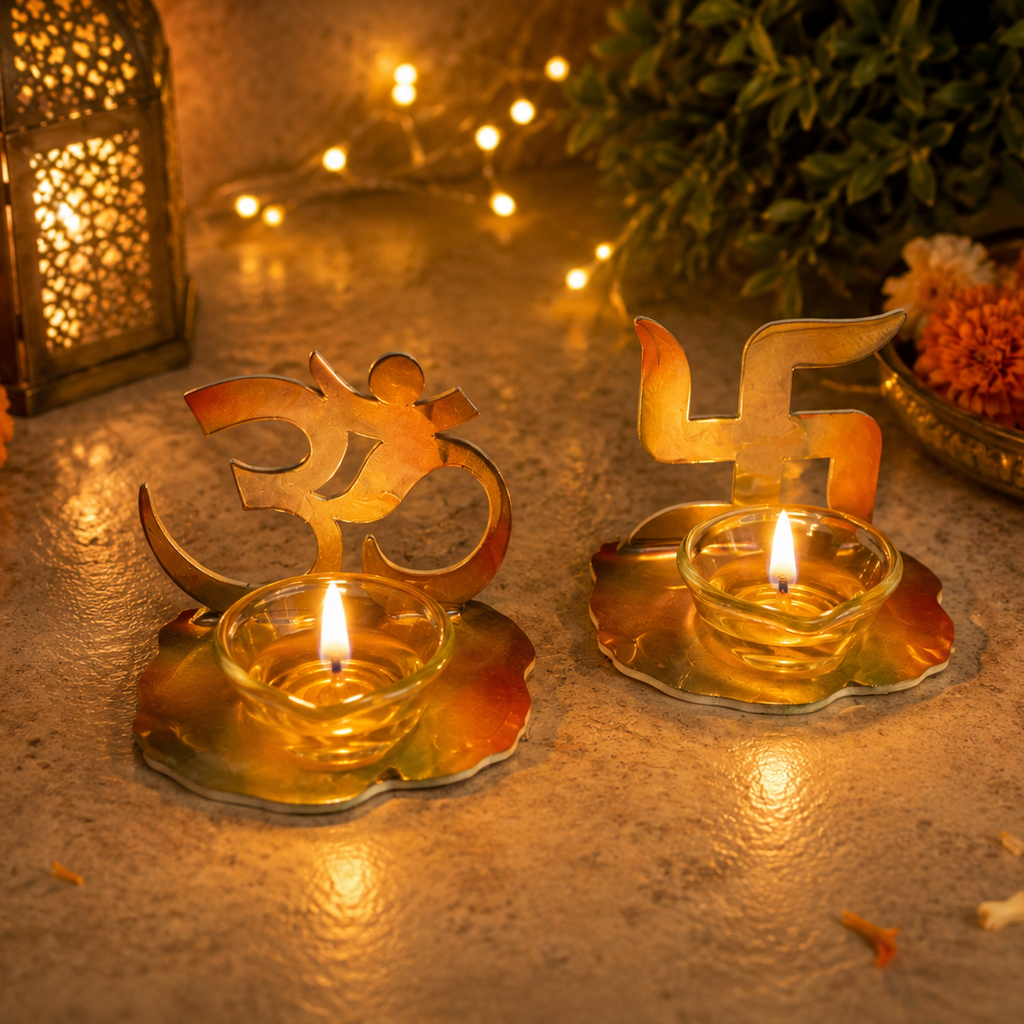 Shubh Sankalp Diya Set- Rainbow