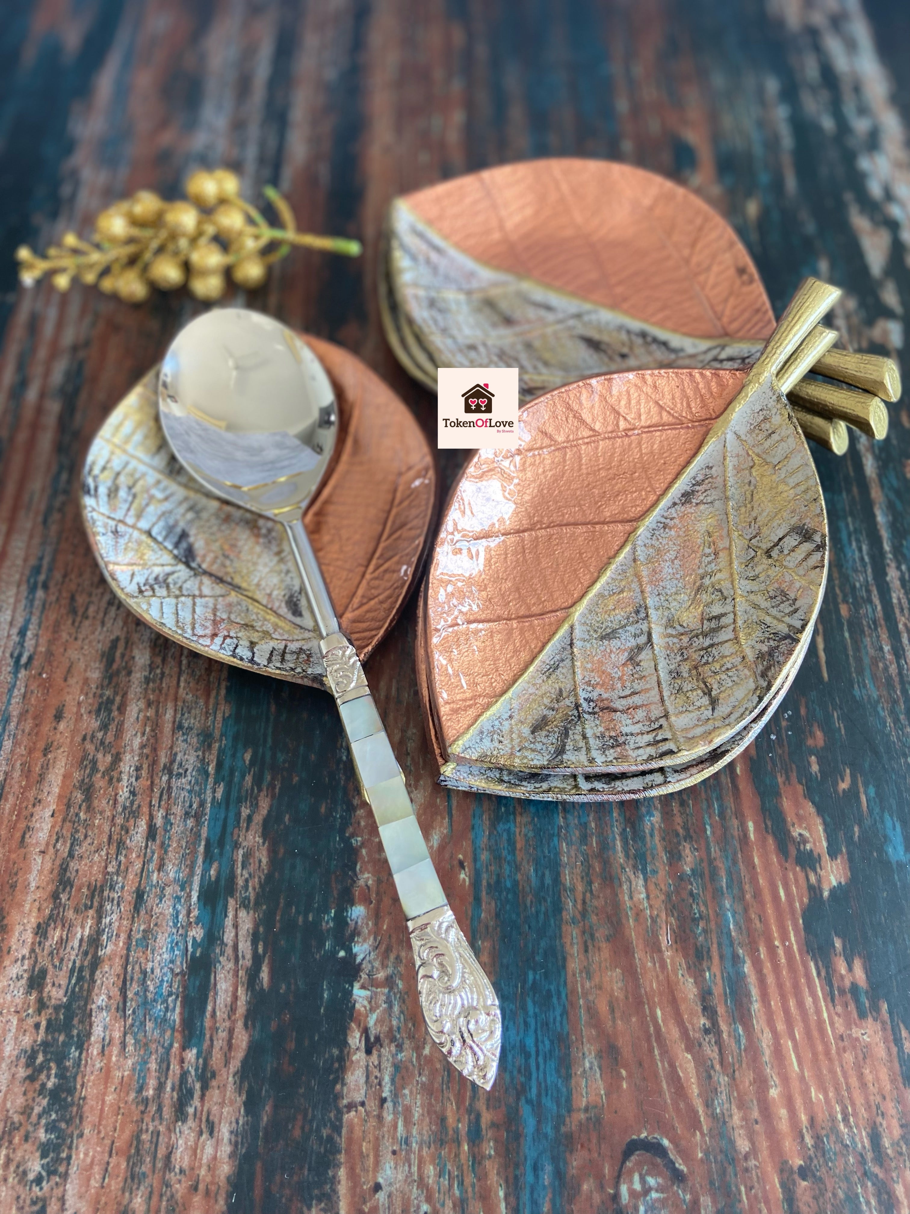 Copper Luxe Spoon Rest Set Of 6