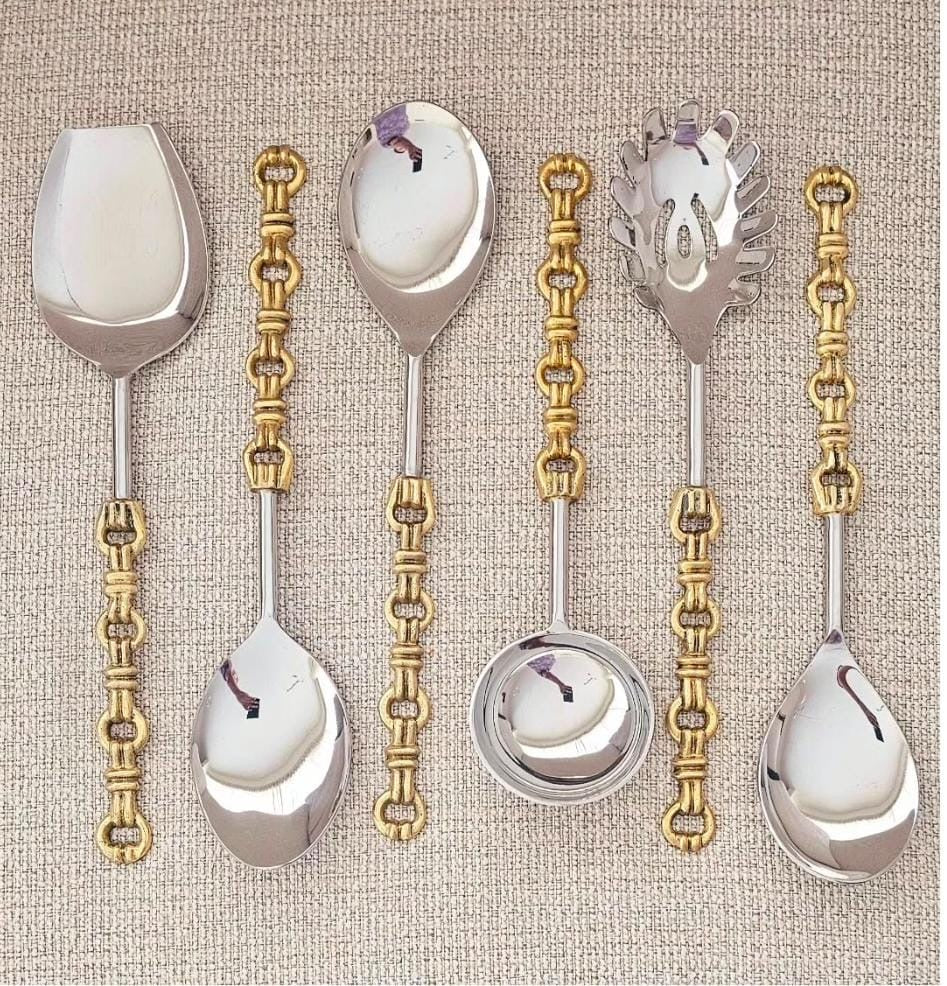 Imperial Brass Handle Set