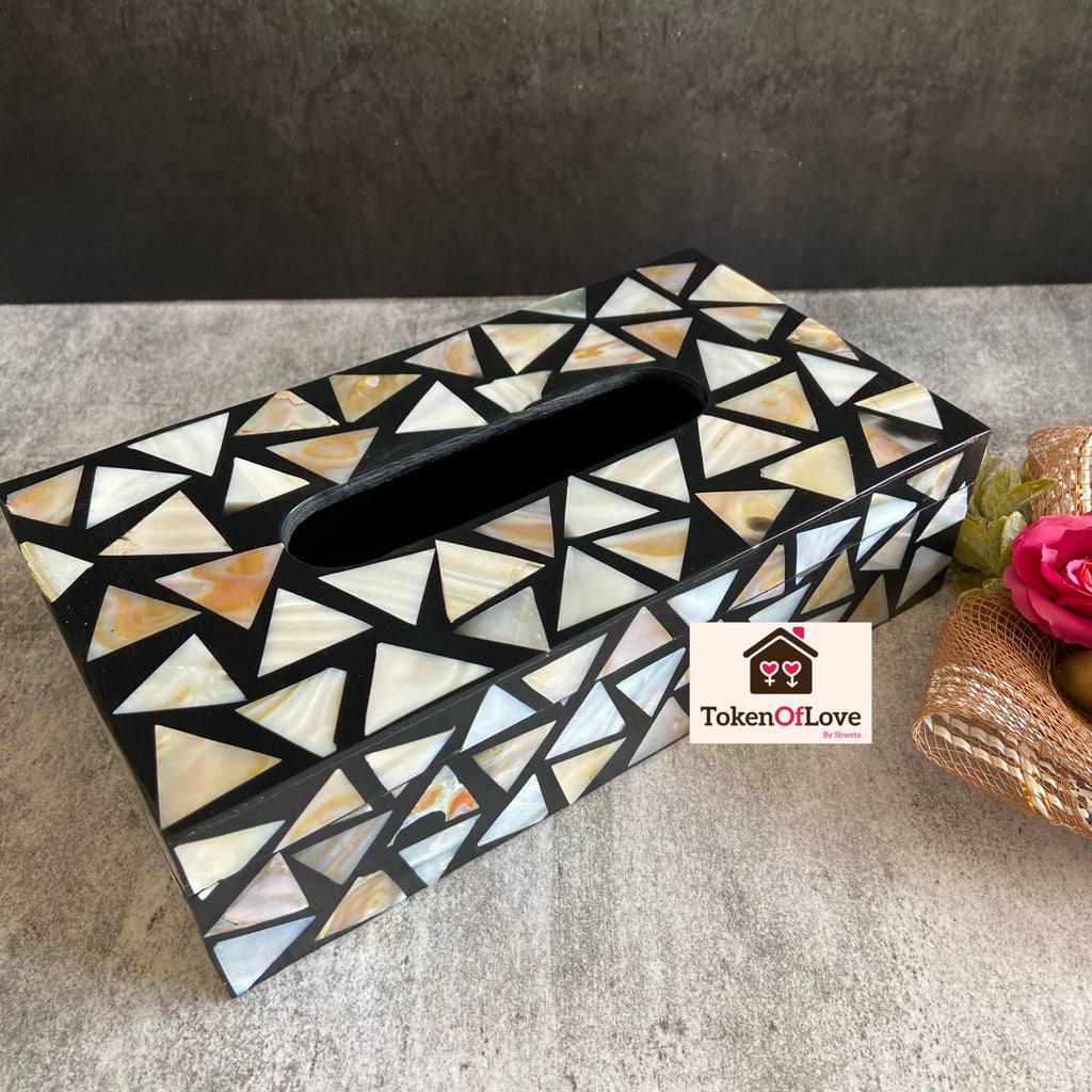 Pearl Bloom Tissue Holder