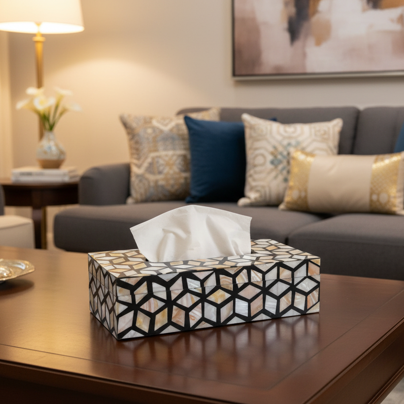 Pearl Luxe Tissue Box