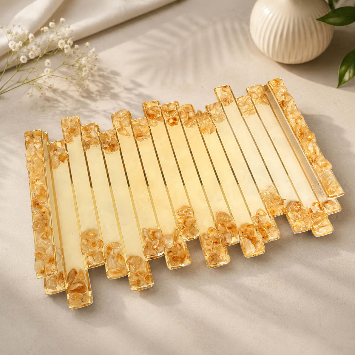 Ivory Crystal Tray