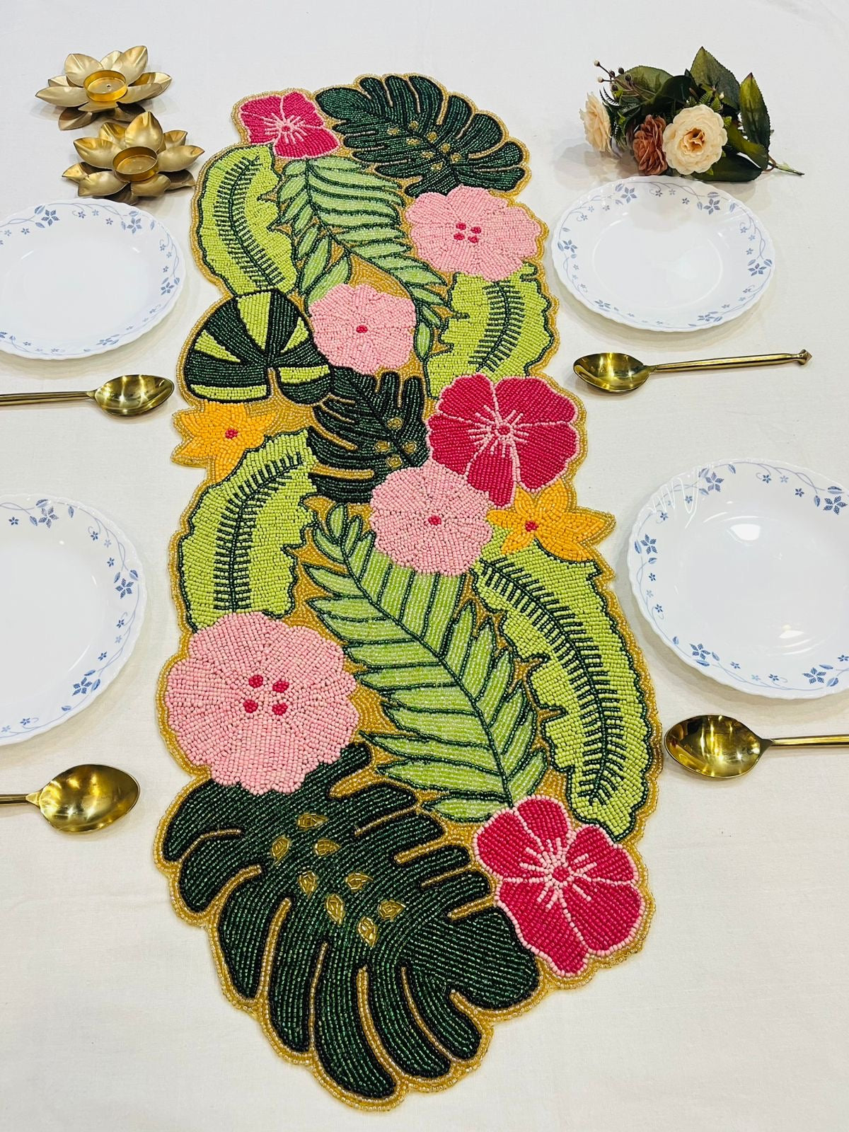 Blossom Glow Table Runner
