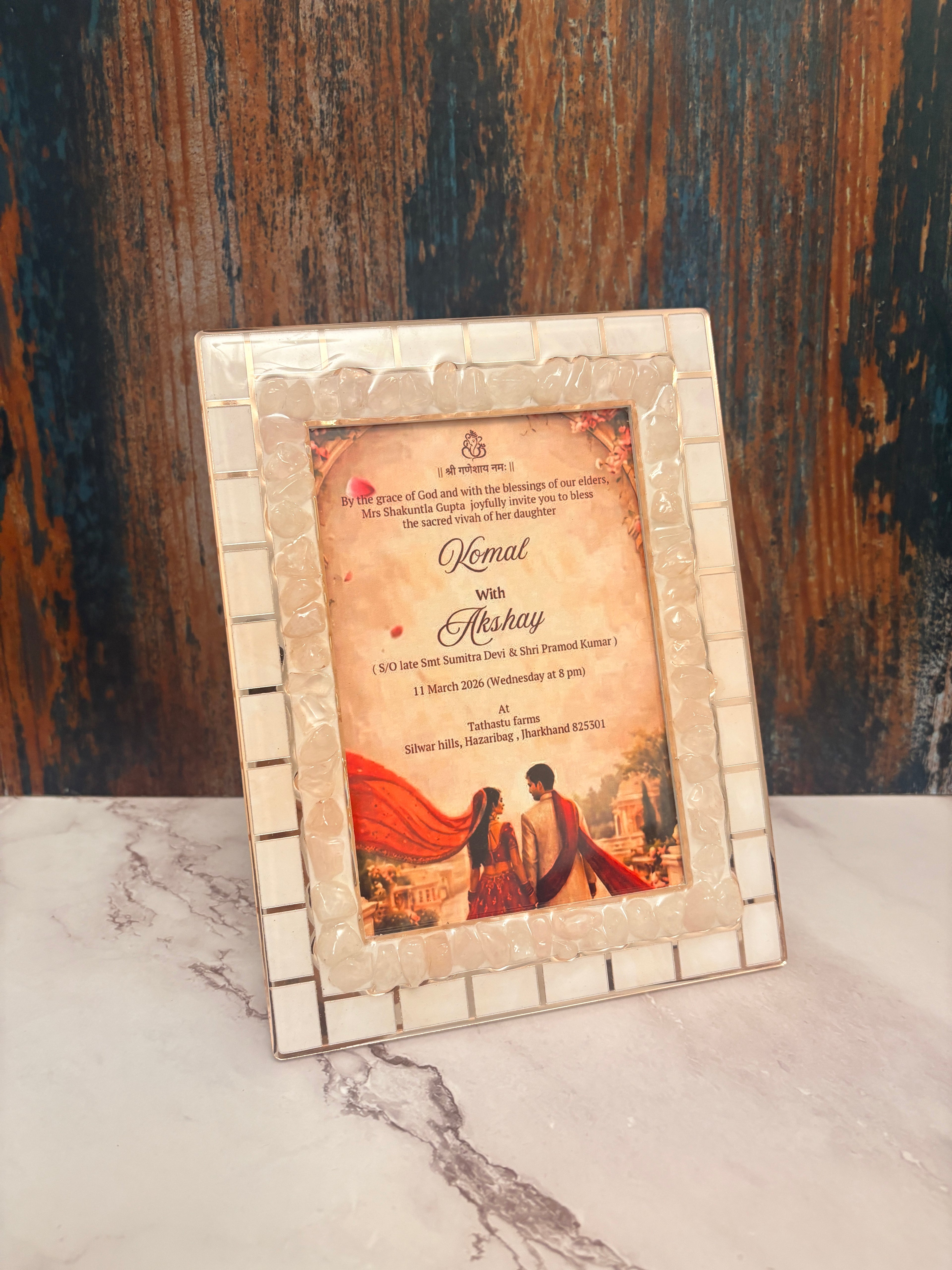 Serene Stone Frame