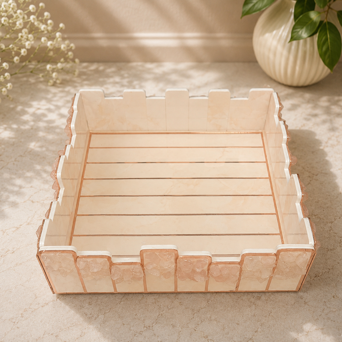 Blush Keepsake Tray
